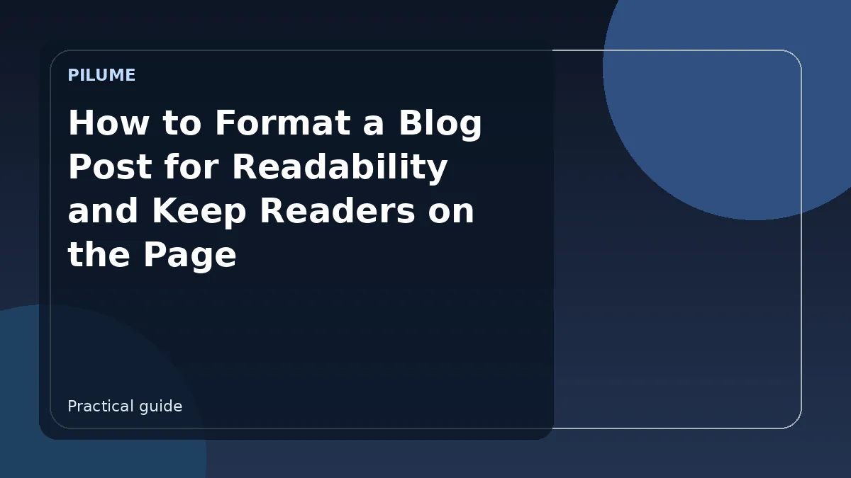 A person reviewing a well-formatted blog post on a laptop screen for readability