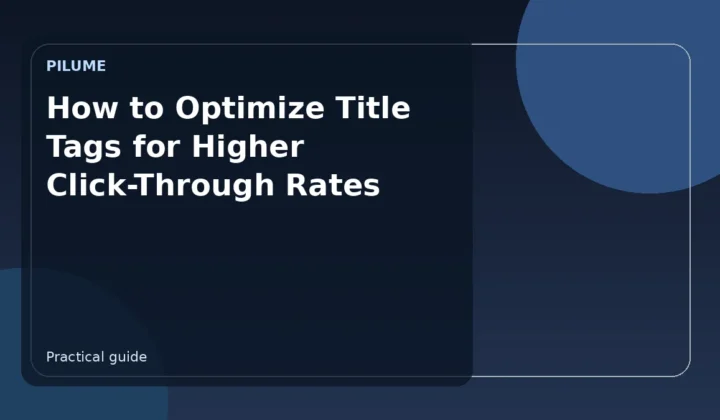 Desktop view of a search engine results page displaying optimized titles and meta descriptions