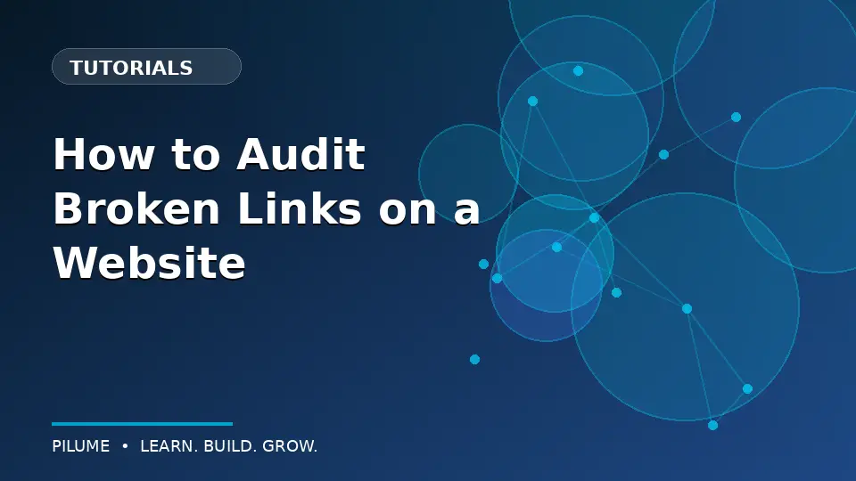 How to Audit Broken Links on a Website