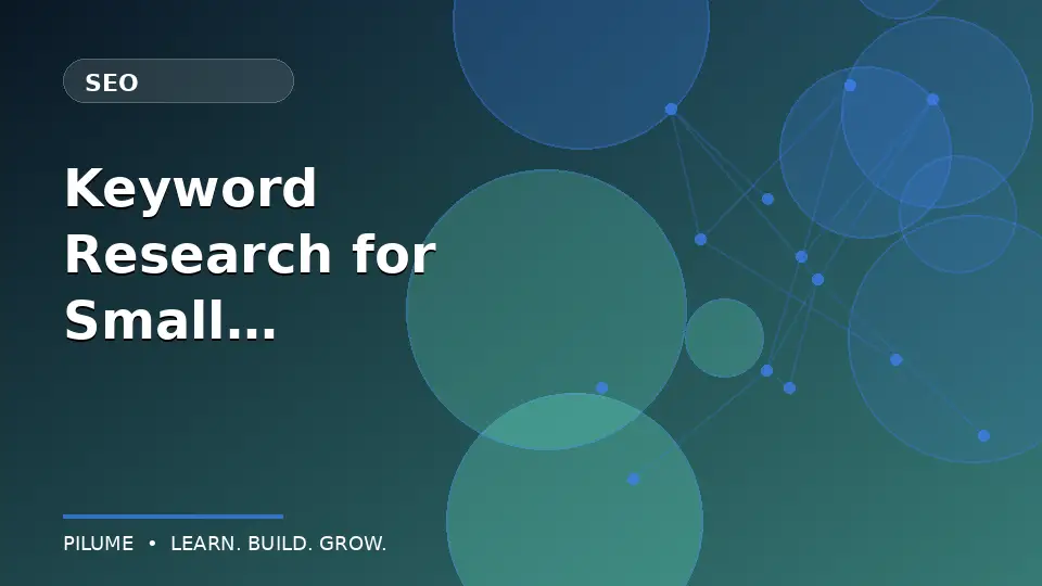 Keyword Research for Small Websites on a Tight Budget