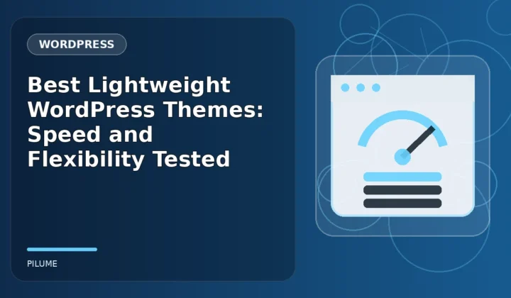 Topic-specific wordpress illustration for Best Lightweight WordPress Themes: Speed and Flexibility Tested