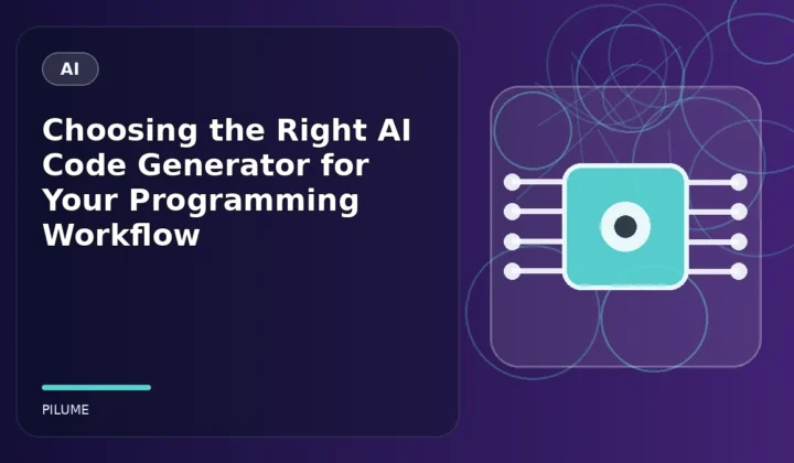 Topic-specific ai illustration for Choosing the Right AI Code Generator for Your Programming Workflow