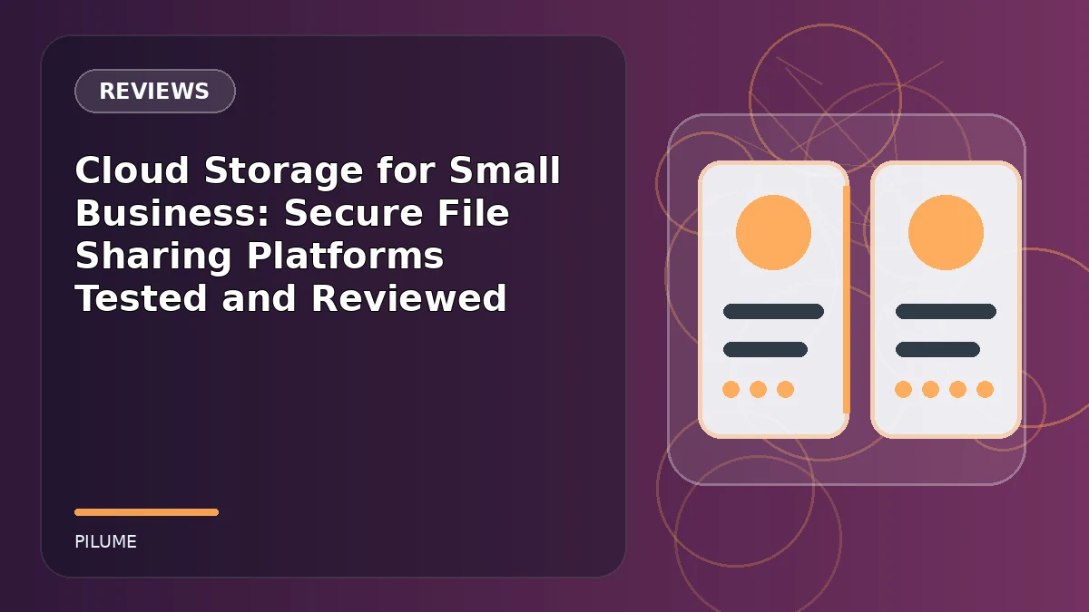 Topic-specific reviews illustration for Cloud Storage for Small Business: Secure File Sharing Platforms Tested and Reviewed