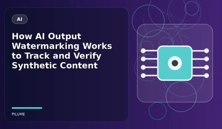 Topic-specific ai illustration for How AI Output Watermarking Works to Track and Verify Synthetic Content
