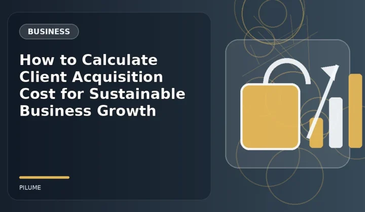 Topic-specific business illustration for How to Calculate Client Acquisition Cost for Sustainable Business Growth