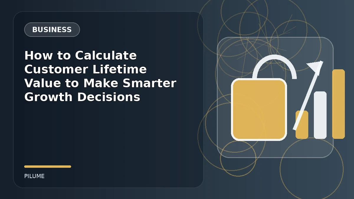 Topic-specific business illustration for How to Calculate Customer Lifetime Value to Make Smarter Growth Decisions