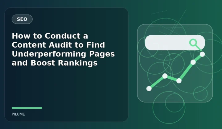 Topic-specific seo illustration for How to Conduct a Content Audit to Find Underperforming Pages and Boost Rankings