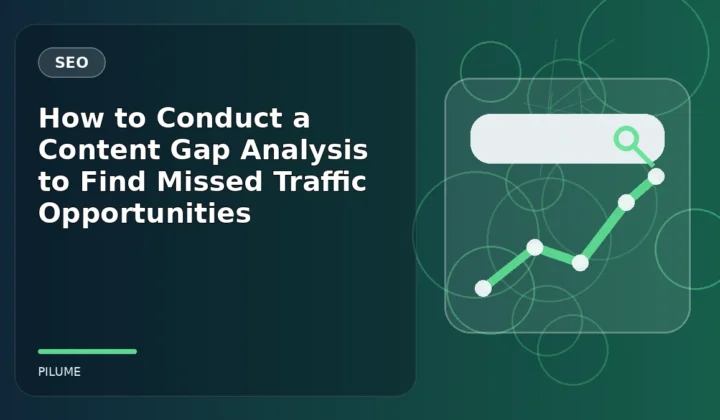 Topic-specific seo illustration for How to Conduct a Content Gap Analysis to Find Missed Traffic Opportunities