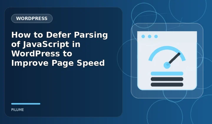 Topic-specific wordpress illustration for How to Defer Parsing of JavaScript in WordPress to Improve Page Speed
