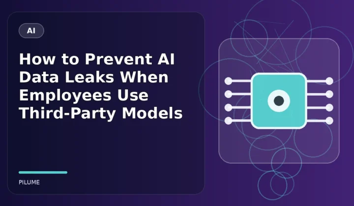 Topic-specific ai illustration for How to Prevent AI Data Leaks When Employees Use Third-Party Models