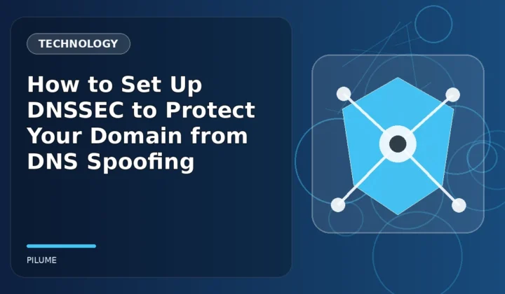 Topic-specific technology illustration for How to Set Up DNSSEC to Protect Your Domain from DNS Spoofing