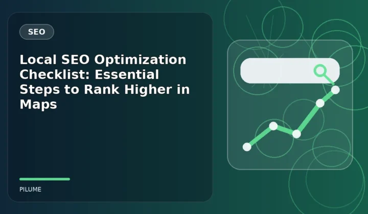 Topic-specific seo illustration for Local SEO Optimization Checklist: Essential Steps to Rank Higher in Maps